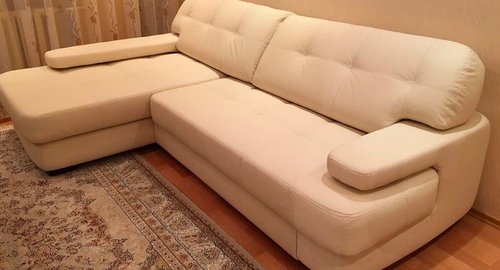 Обивка углового дивана.  Нарьян-Мар