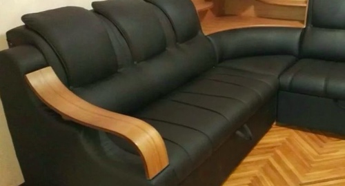 Перетяжка кожаного дивана. Нарьян-Мар